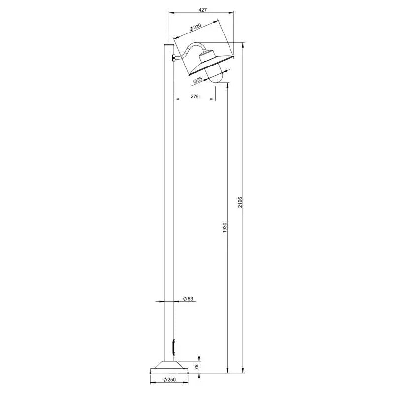 Roger Pradier Belcour N°4 Floor Lamp | All Square Lighting