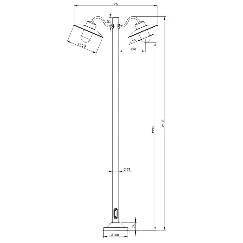 Roger Pradier Belcour N°5 Floor Lamp | All Square Lighting