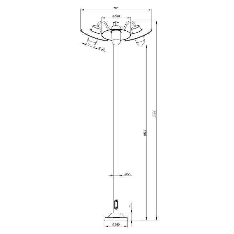 Roger Pradier Belcour N°6 Floor Lamp | All Square Lighting