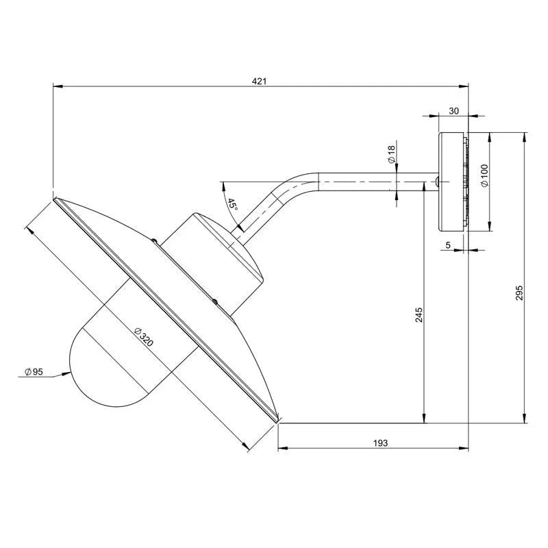 Roger Pradier Belcour N°8 Wall Light | All Square Lighting