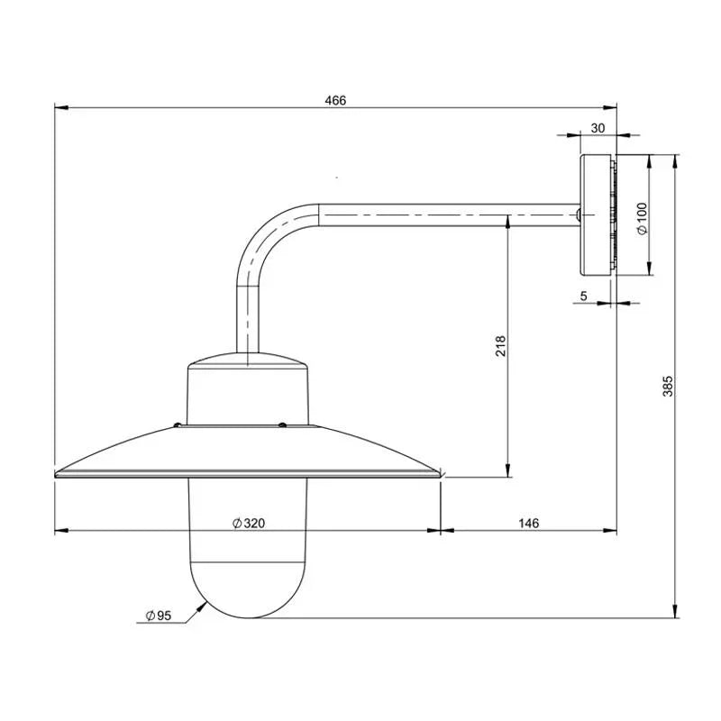 Roger Pradier Belcour N°9 Wall Light | All Square Lighting