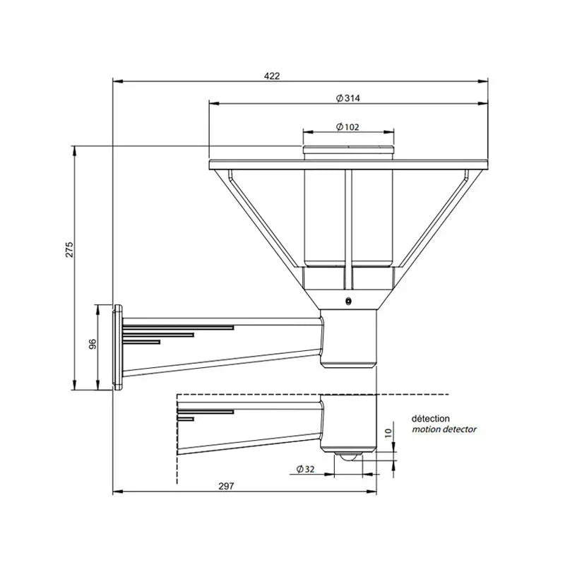Roger Pradier Bermude N°1 Wall Light | All Square Lighting