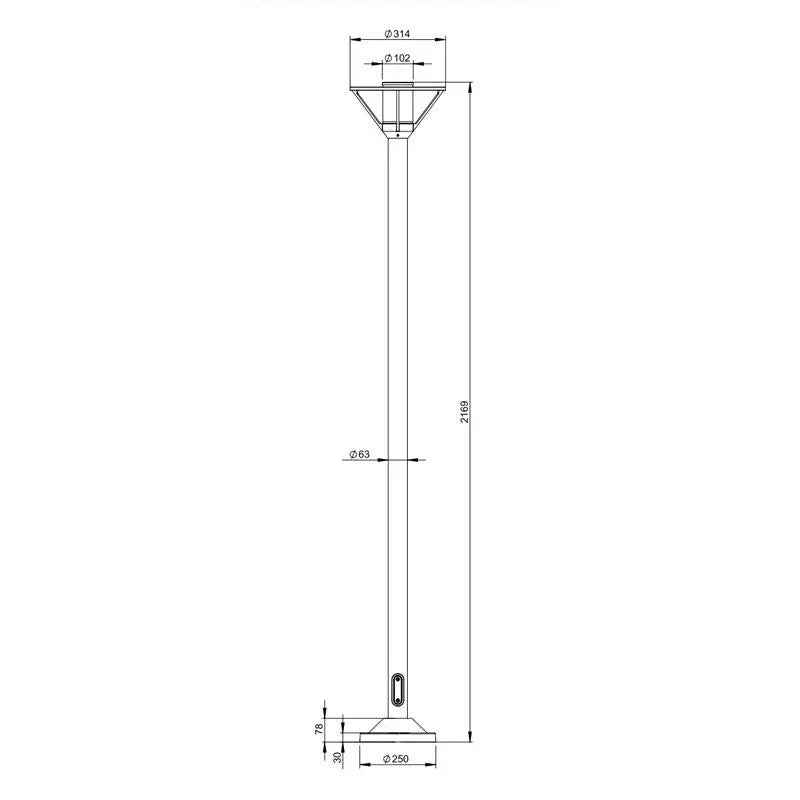 Roger Pradier Bermude N°5 Floor Lamp | All Square Lighting