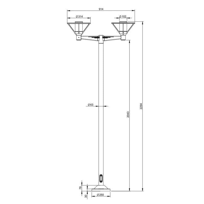 Roger Pradier Bermude N°6 Floor Lamp | All Square Lighting