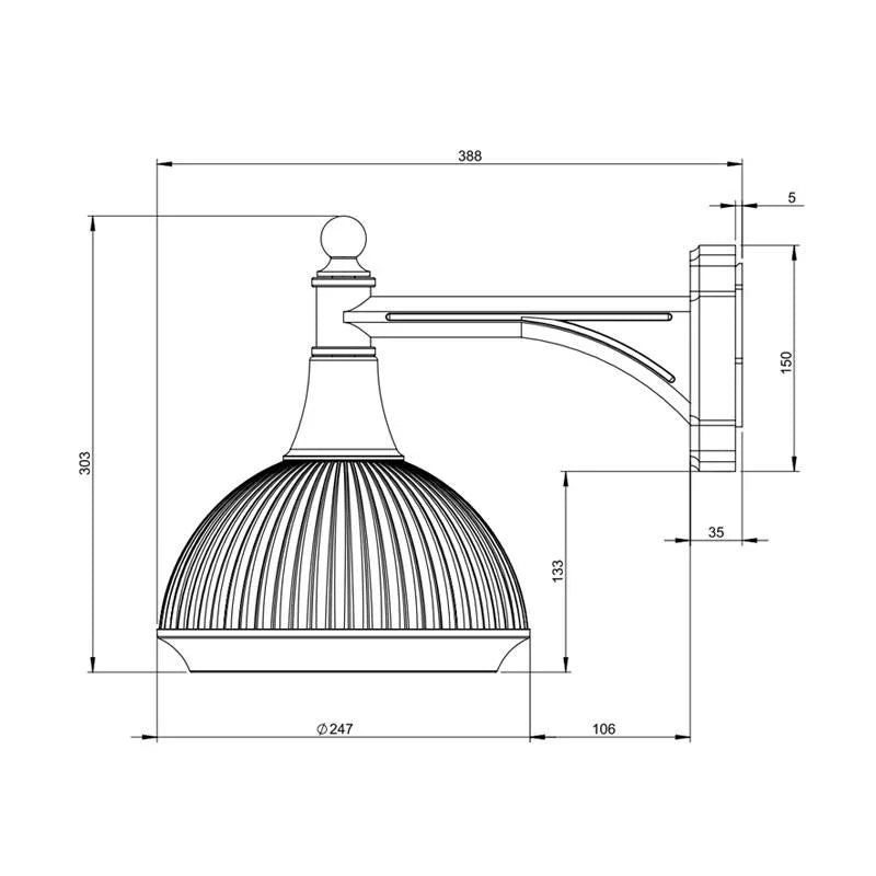 Roger Pradier Boléro N°3 Wall Light | All Square Lighting