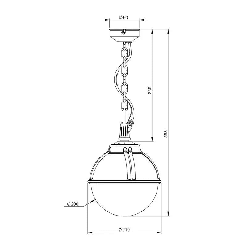 Roger Pradier Boreal N°1 Pendant Light | All Square Lighting