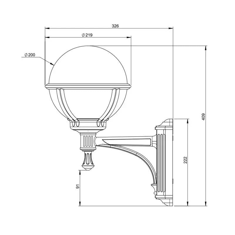 Roger Pradier Boréal N°3 Wall Light | All Square Lighting