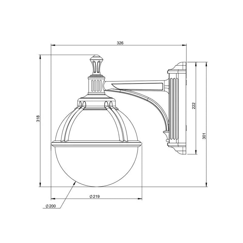 Roger Pradier Boréal N°4 Wall Light | All Square Lighting