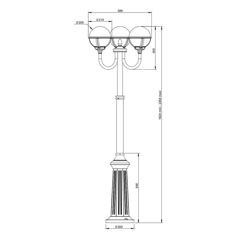 Roger Pradier Boréal N°9 Floor Lamp | All Square Lighting
