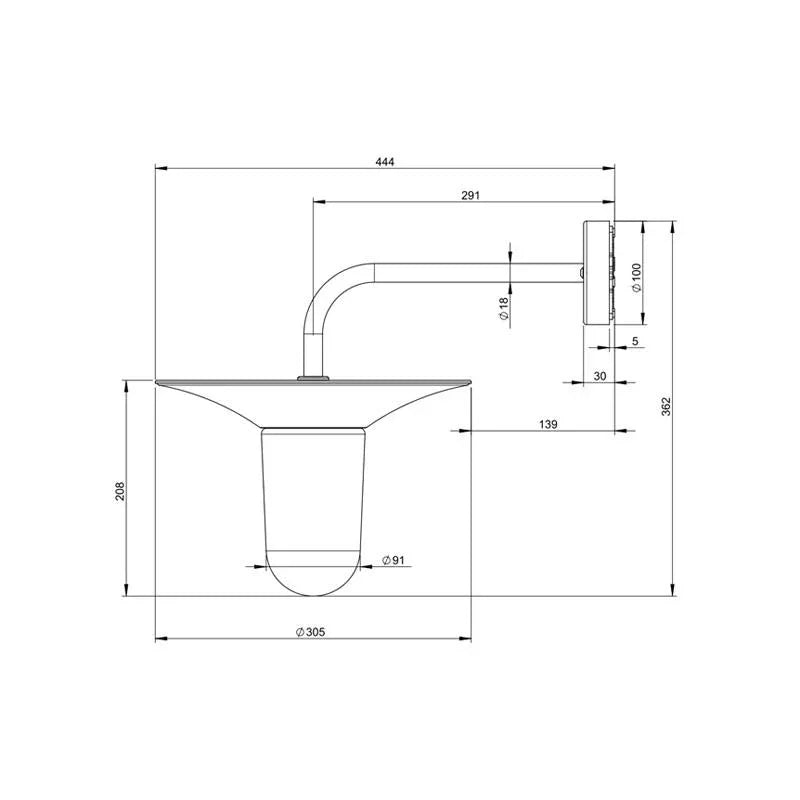 Roger Pradier Cooper N°2 Wall Light | All Square Lighting
