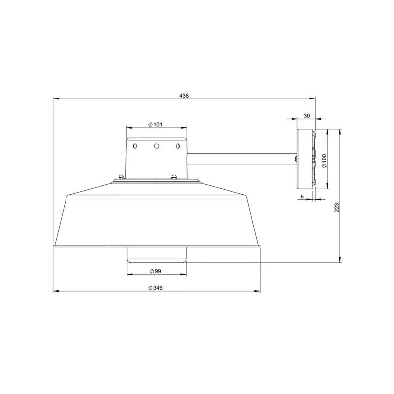 Roger Pradier Faktory N°1 Wall Light | All Square Lighting