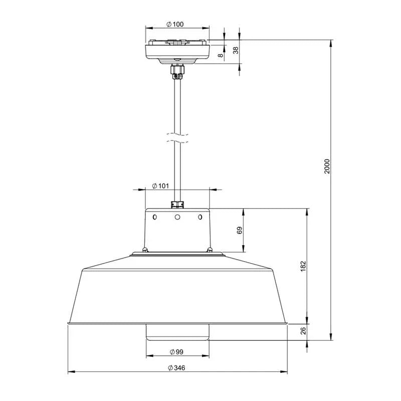 Roger Pradier Faktory N°3 Pendant Light | All Square Lighting