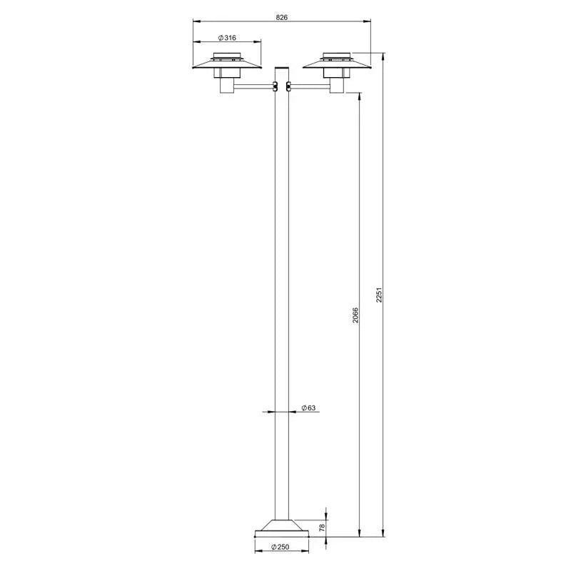 Roger Pradier Kerlouan N°6 Floor Lamp | All Square Lighting