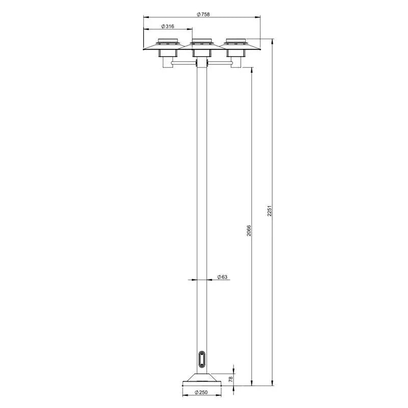 Roger Pradier Kerlouan N°8 Floor Lamp | All Square Lighting