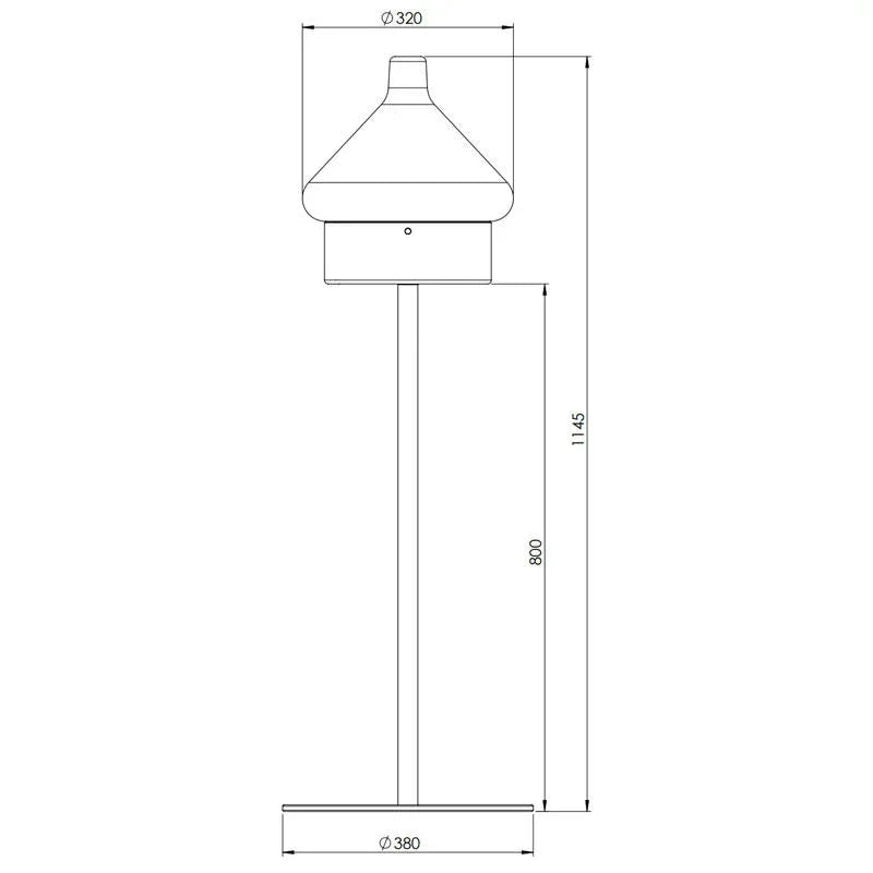 Roger Pradier La Hutte N°3 Floor Lamp | All Square Lighting