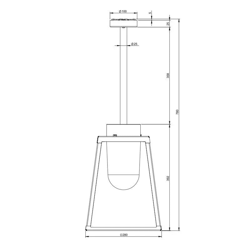Roger Pradier Lampiok 2 N°1 Pendant Light | All Square Lighting