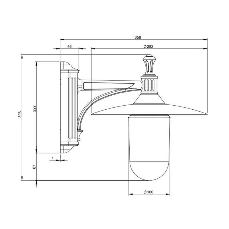Roger Pradier Montana N°3 Wall Light | All Square Lighting