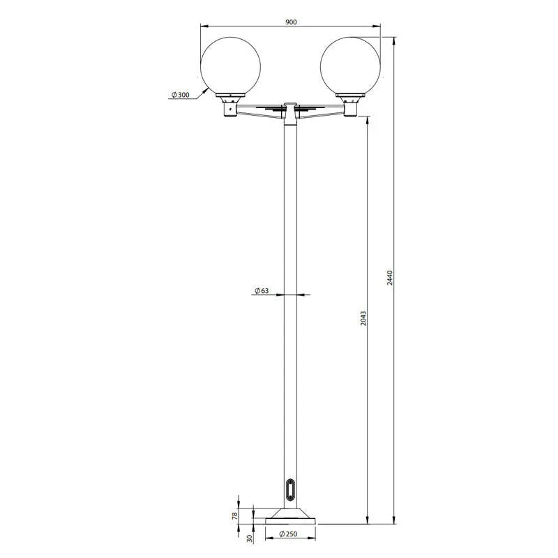 Roger Pradier Moon N°12 Floor Lamp | All Square Lighting