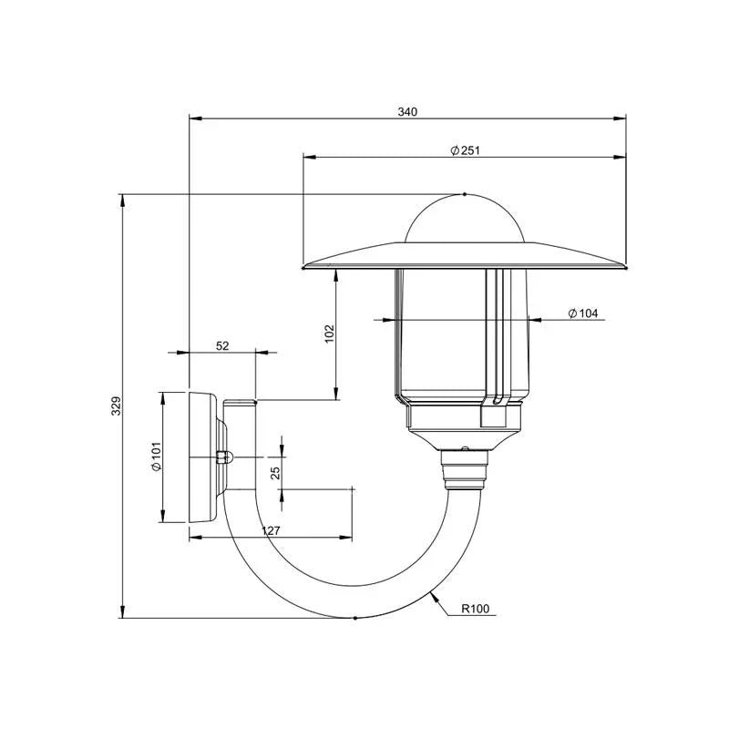 Roger Pradier Newpark N°1 Wall Light | All Square Lighting