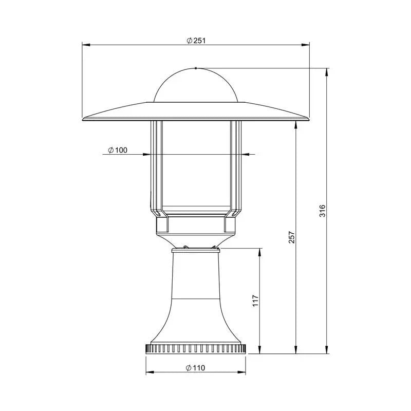 Roger Pradier Newpark N°3 Floor Lamp | All Square Lighting