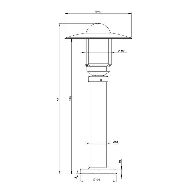 Roger Pradier Newpark N°4 Floor Lamp | All Square Lighting