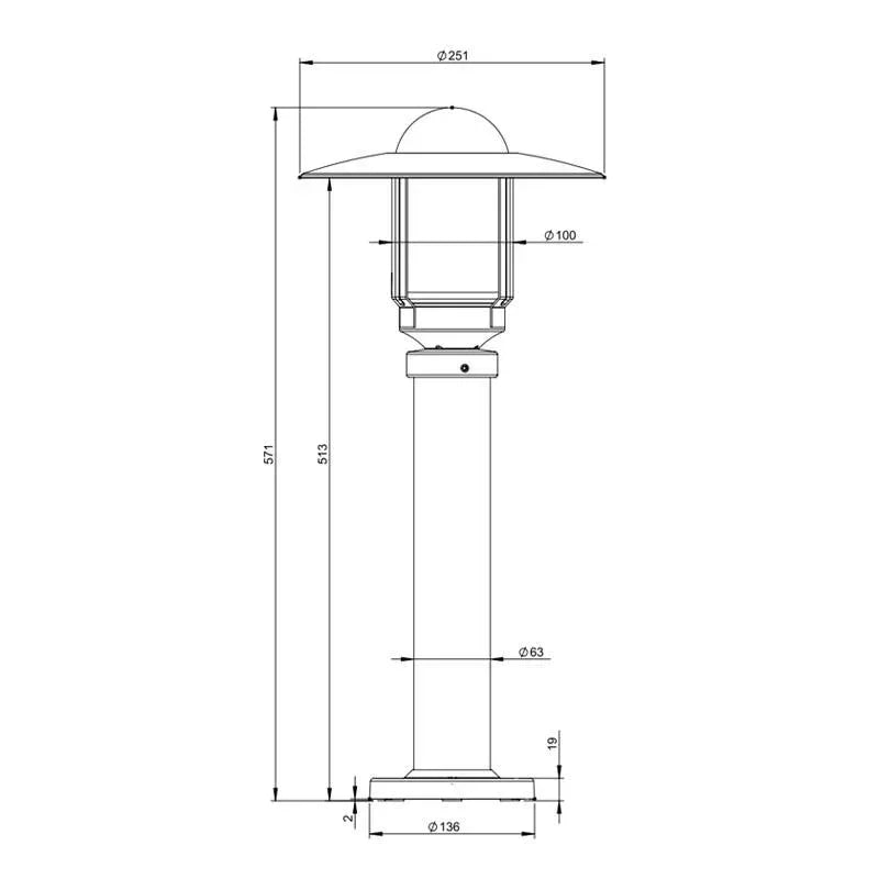 Roger Pradier Newpark N°4 Floor Lamp | All Square Lighting