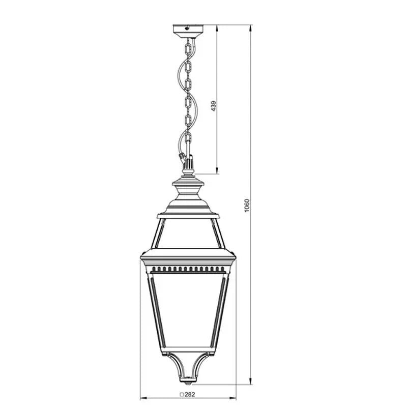 Roger Pradier Place des Vosges 3 N°1 Pendant Light | All Square Lighting