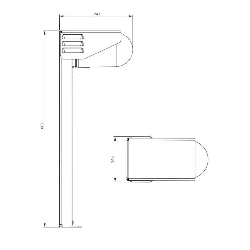 Roger Pradier RP 195 N°4 Floor Lamp | All Square Lighting
