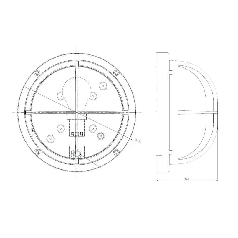 Tekna Cape Cornwall N098 Ceiling Light | All Square Lighting