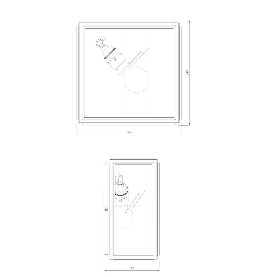 Tekna Chelsea N002 Small Ceiling Light | All Square Lighting