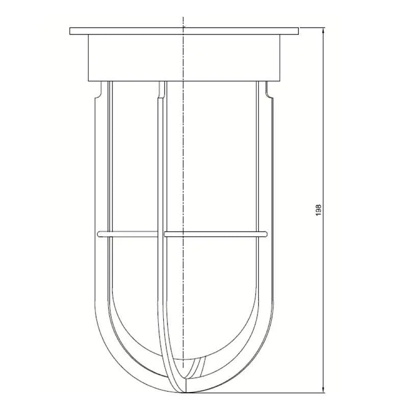 Tekna Docklight N011 Ceiling Light | All Square Lighting