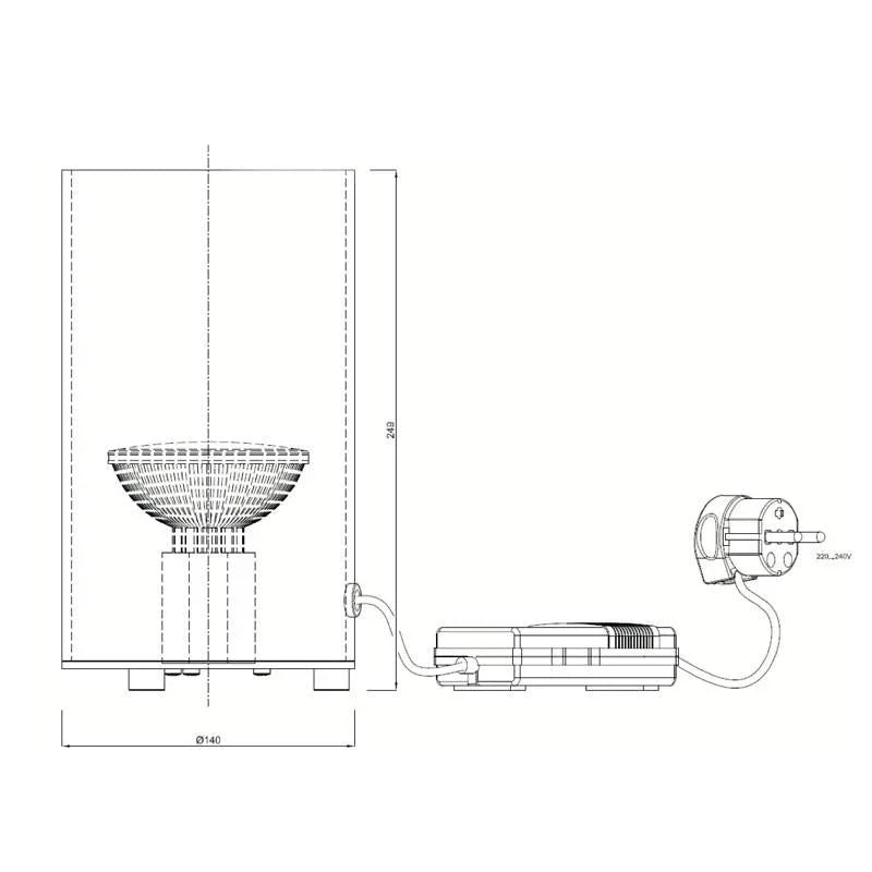 Tekna Floor OD N402 Floor Lamp | All Square Lighting