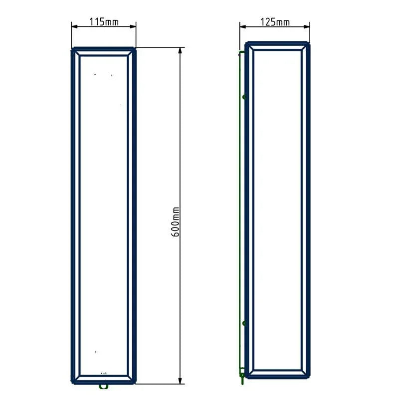 Tekna Hemsby 600 N178 Wall Light | All Square Lighting