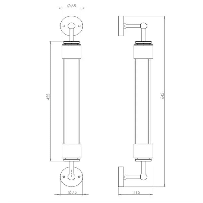 Tekna Kembleford N193 Double Wall Light | All Square Lighting