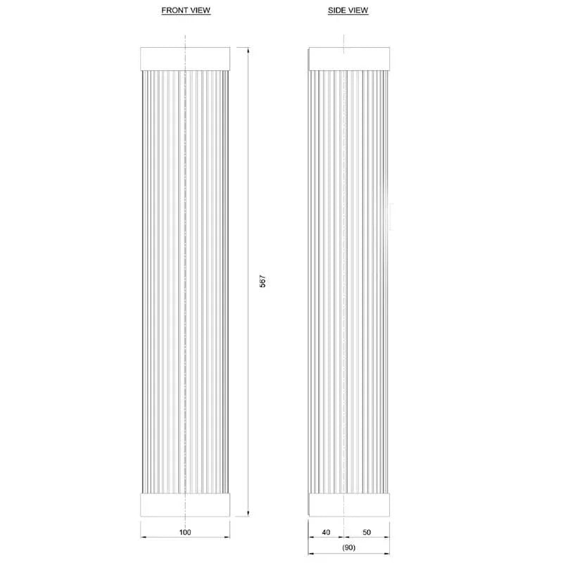 Tekna Mercer N120 Long Wall Light | All Square Lighting
