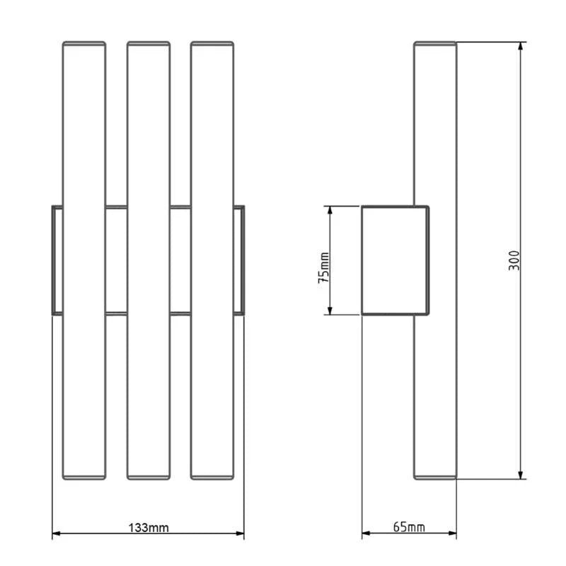 Tekna Phare N137 Triple Wall Light | All Square Lighting