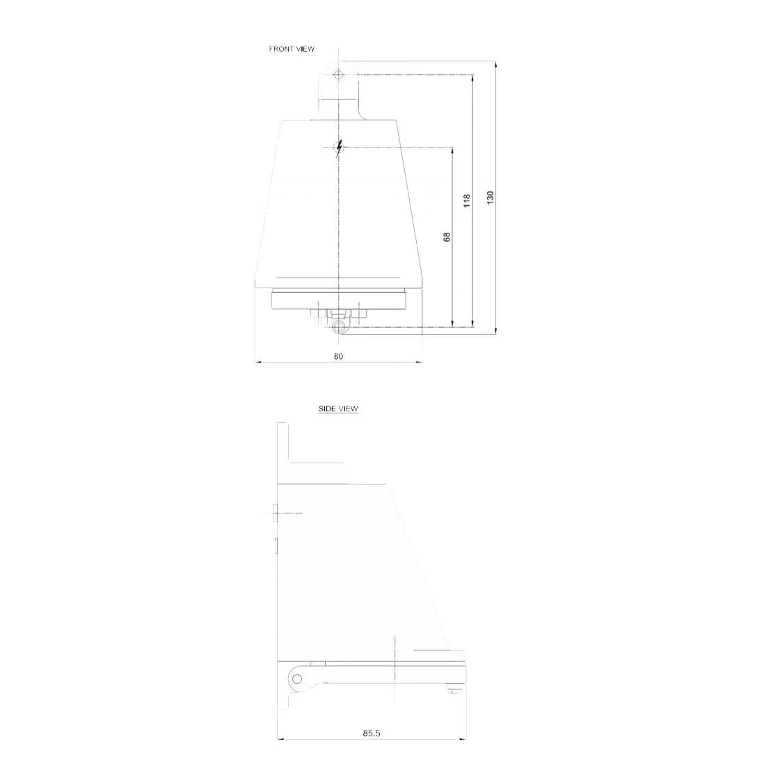 Tekna Spreadlight N030 230V LED Wall Light | All Square Lighting