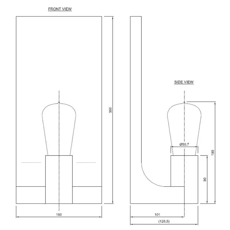 Tekna Walcott N122 Wall Light | All Square Lighting