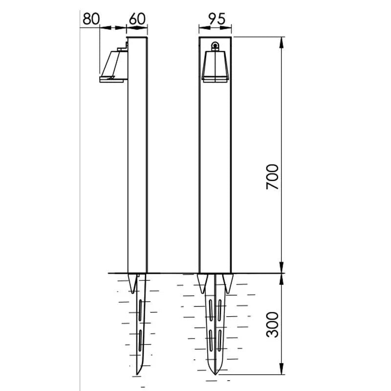 Tekna Wilford Wood N198 Floor Lamp | All Square Lighting