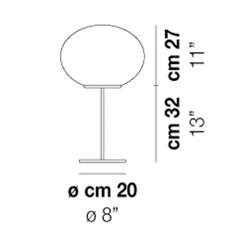 Vistosi Lucciola 30 P Table Lamp | All Square Lighting