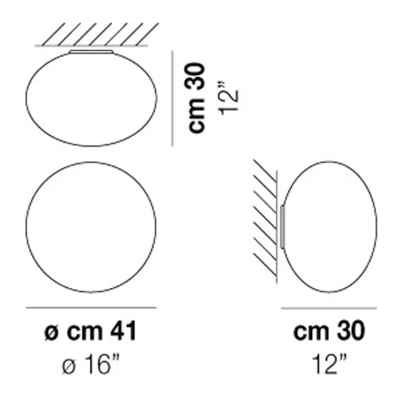 Vistosi Lucciola M Wall Light | All Square Lighting