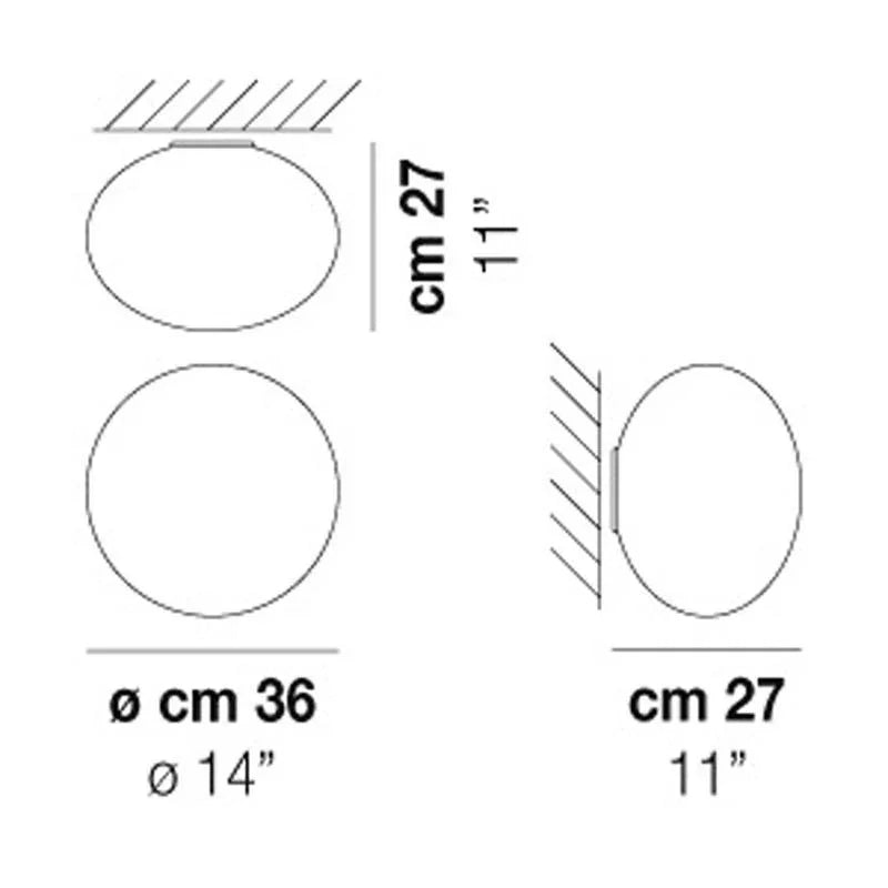 Vistosi Lucciola P Wall Light | All Square Lighting