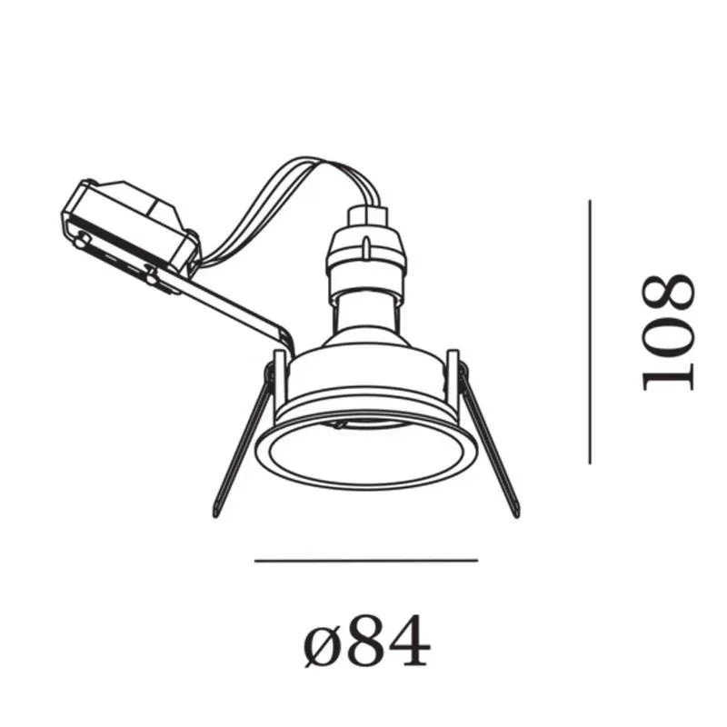 Wever & Ducré Deep 1.0 GU10 Downlight | All Square Lighting