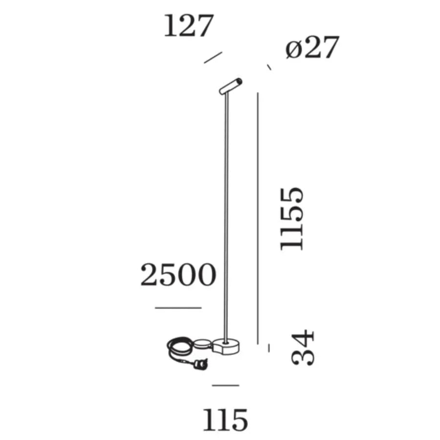 Wever & Ducré Match 1.0 Floor Lamp | All Square Lighting