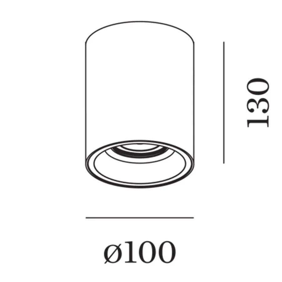 Wever & Ducré Solid 2.0 GU10 Ceiling Light | All Square Lighting