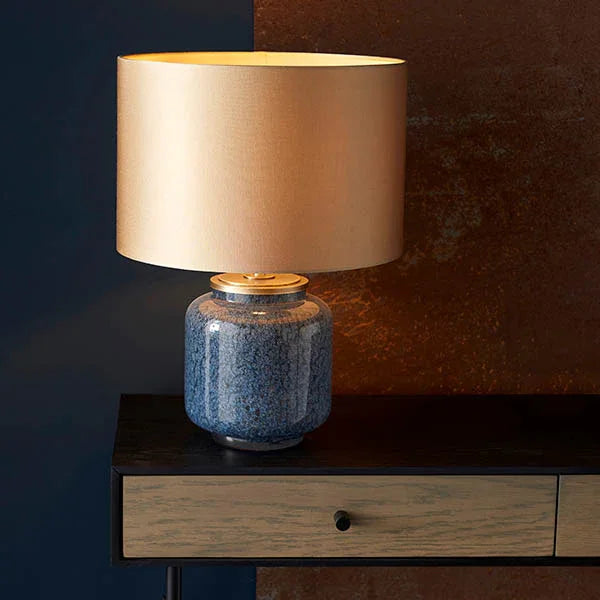Seren Cobalt Glass Table Lamp