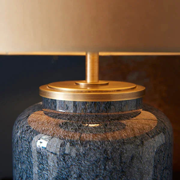 Seren Cobalt Glass Table Lamp