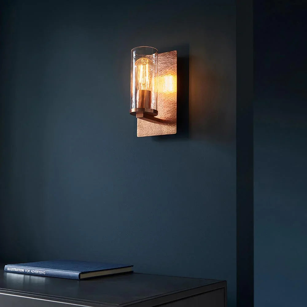 Helix Textured Wall Light