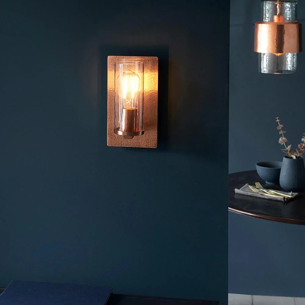 Helix Textured Wall Light