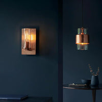 Helix Textured Wall Light